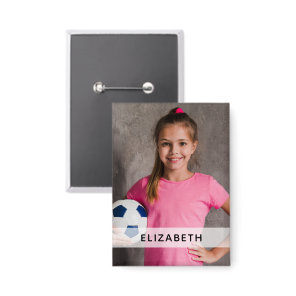 Custom Photo Sports  Button