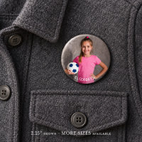 Custom Photo Sports Button