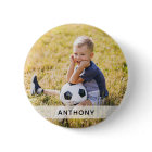 Custom Photo Sports Button