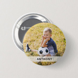 Custom Photo Sports Button