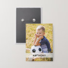 Custom Photo Sports Button