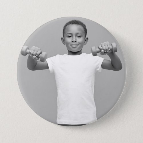Custom photo sports button  pin