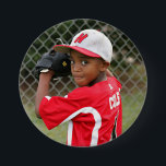 Custom photo sports button / pin<br><div class="desc">Support your child's athletic endeavors with this custom sports pin. Available in a variety of sizes. Want their name added? We have that option available as a separate listing.</div>