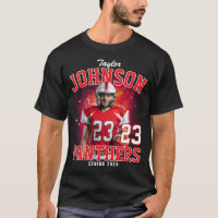 Custom Photo Sports Player Red Vintage Bootleg Rap
