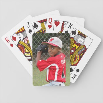 Custom Photo Sports Playing Cards - Great Gift! by Team_Lawrence at Zazzle