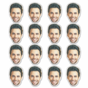 Custom Photo Sticker   Custom Face vinyl Stickers