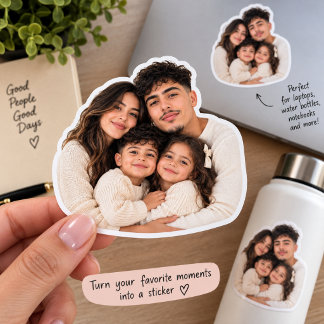 Custom Photo Sticker | Personalized Family Picture