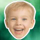 Custom Photo Stickers Personalized Face Sticker | Zazzle