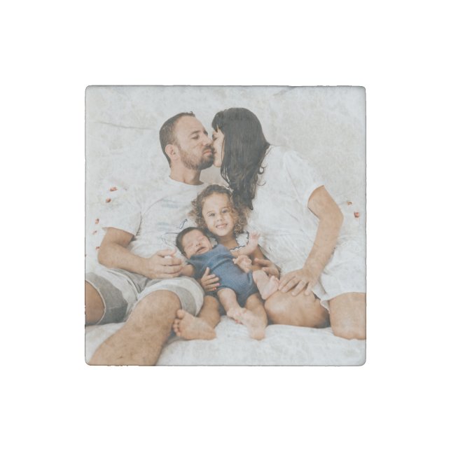 Custom Photo Stone Magnet (Front)