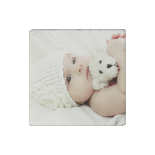 Custom Photo Stone Magnet