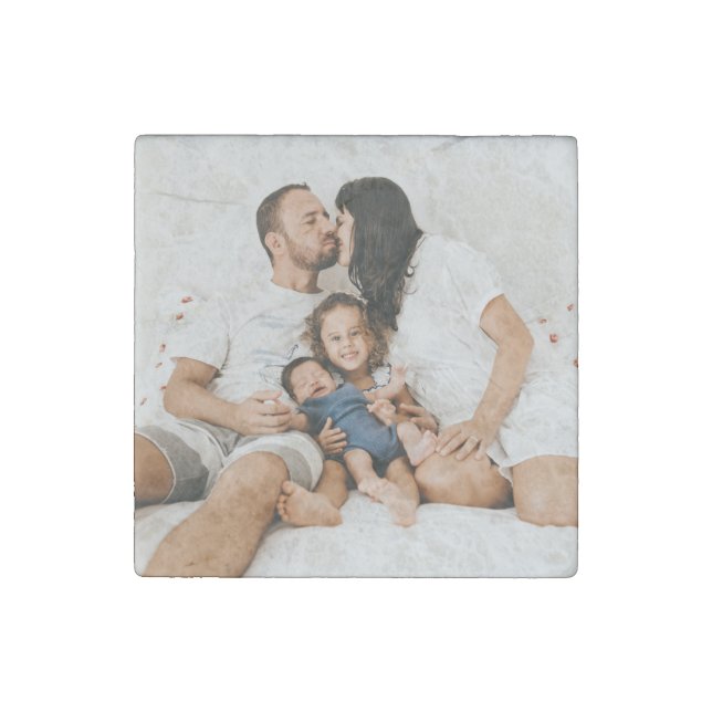 Custom Photo Stone Magnet (Front)