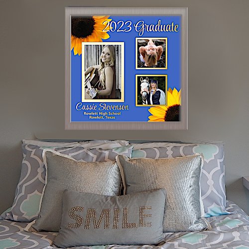 Custom Photo Sunflowers Graduation 