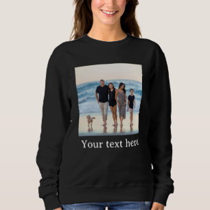 custom photo sweatshirt