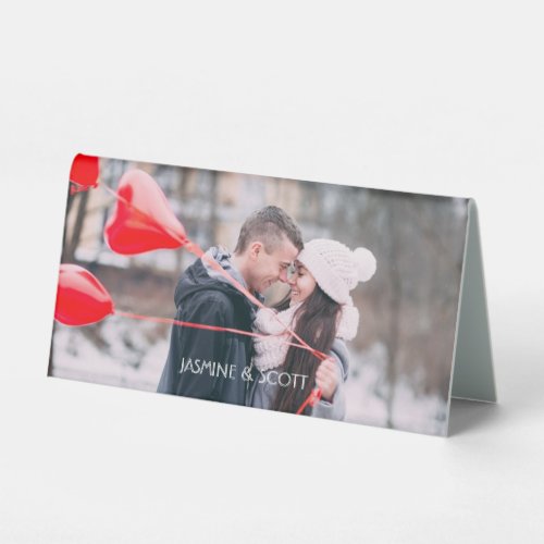 Custom Photo Table Tent Sign