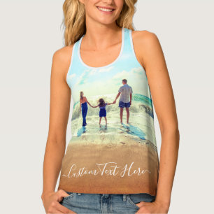Custom Photo Tank Top with Your Photos and Text