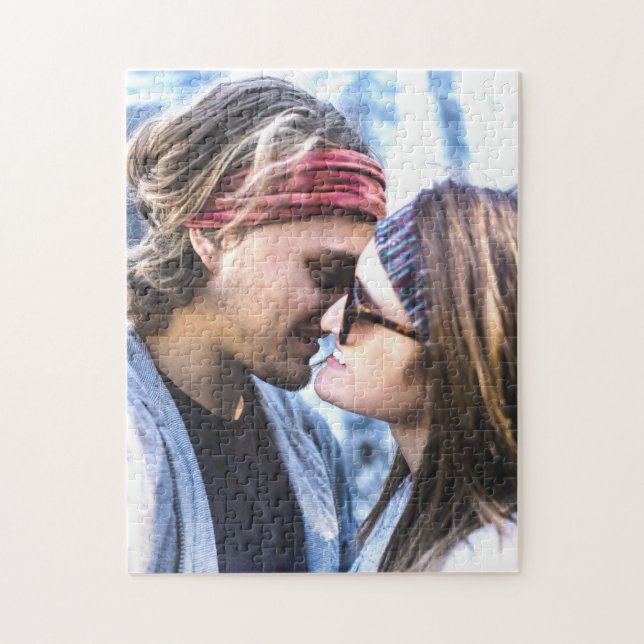 Custom Photo Template Couple Family Jigsaw Puzzle (Vertical)