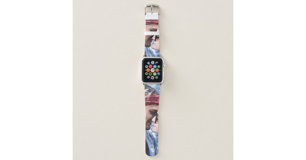 Custom Photo Template Design Apple Watch Band Zazzle