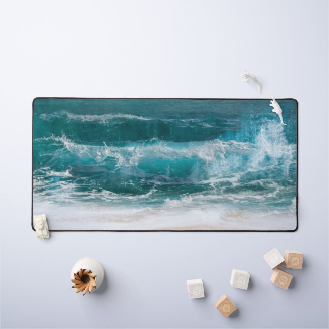 Custom Photo Template Personalized Modern Simple Desk Mat (Kids Table)