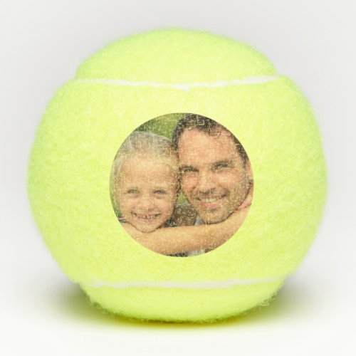 custom photo tennis balls