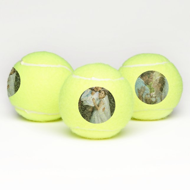Custom Photo Tennis Balls Double Side Print Design (Multi)
