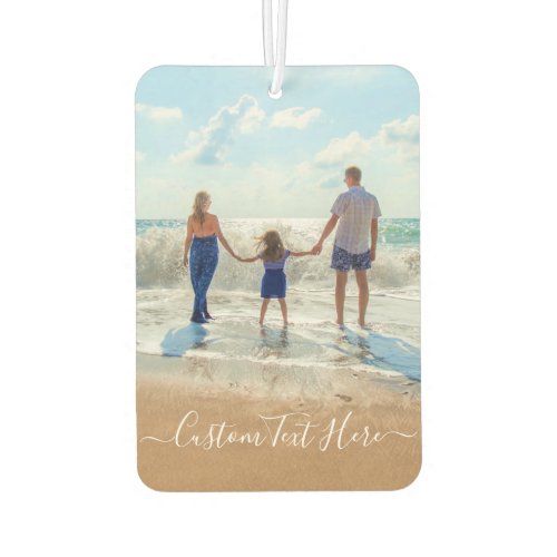 Custom Photo Text Air Freshener Your Family Photos