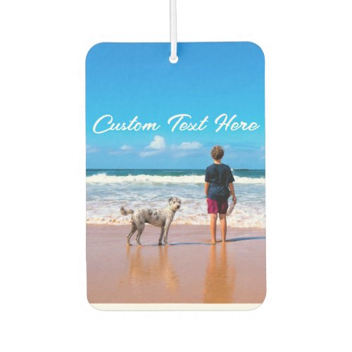 Custom Photo Text Air Freshener Your Pets Photos