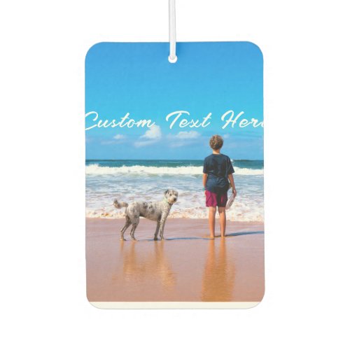 Custom Photo Text Air Freshener Your Pets Photos