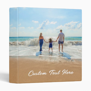 Custom Photo Text Binder Your Photos Design Gift