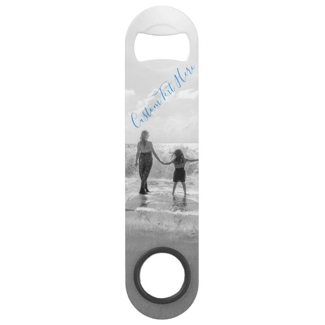 Custom Photo Text Bottle Opener Your Photos Gift (Front)