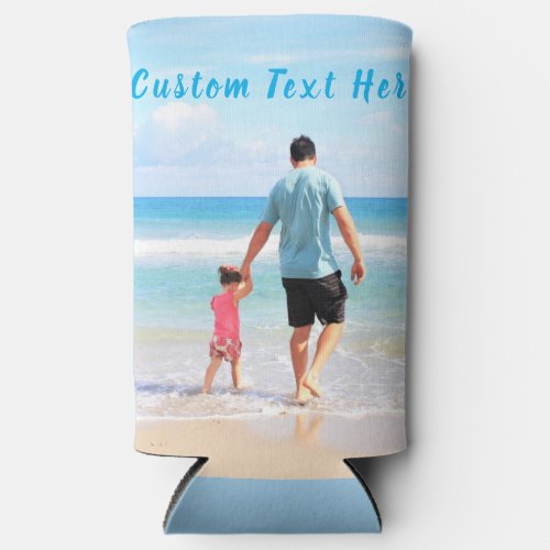 Custom Photo Text Can Cooler Your Family Photo Dad