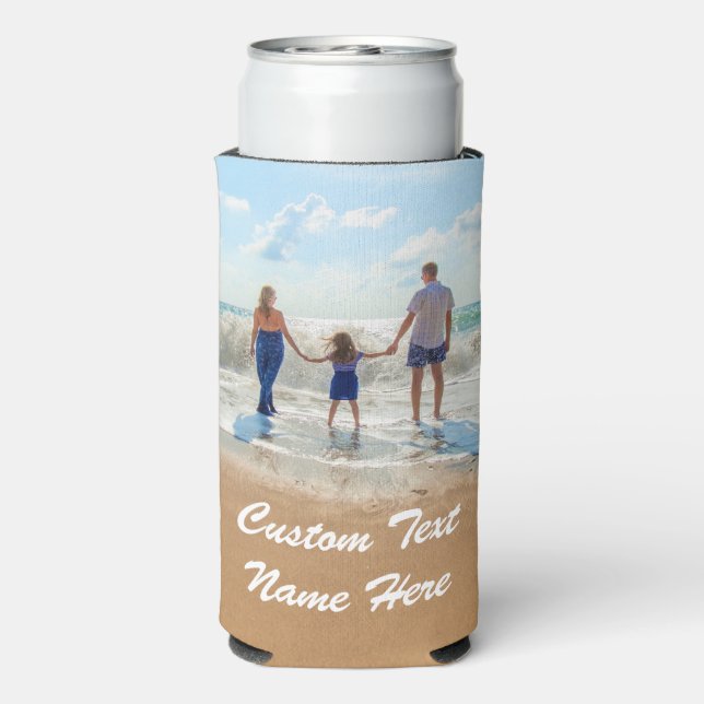 Custom Photo Text Can Cooler Your Favorite Photos (Seltzer Back)