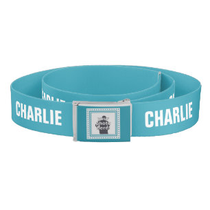 CUSTOM PHOTO, TEXT & COLOR belt