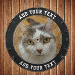 Custom Photo Text Color Personalized Dartboard<br><div class="desc">Upload a photo, add text, and easily create your personalized dartboard. Click CUSTOMIZE FURTHER to change the background color or text color. You can TRANSFER this DESIGN on other Zazzle products and adjust it to fit most of the Zazzle items. Standard Studio designs are made in high-resolution vector graphics for...</div>