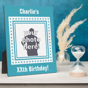 CUSTOM PHOTO, TEXT & COLOR plaque