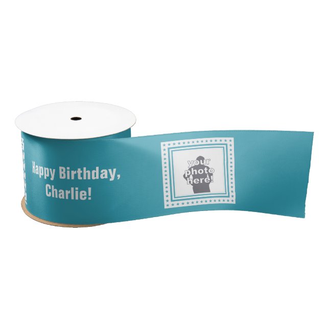 CUSTOM PHOTO, TEXT & COLOR ribbon (Spool)