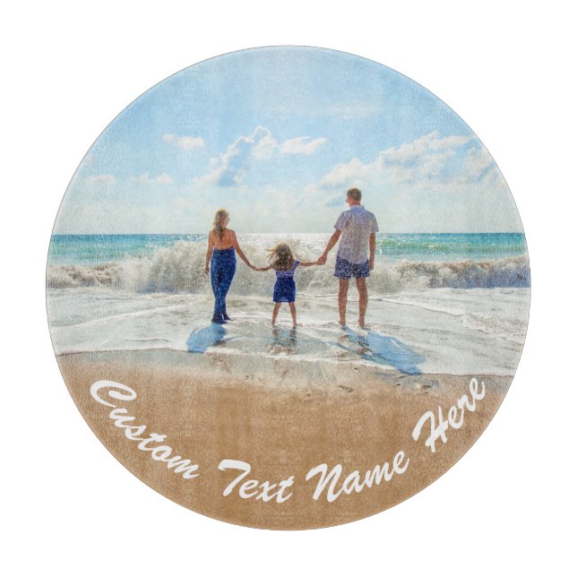 Custom Photo Text Cutting Board Gift Your Photos