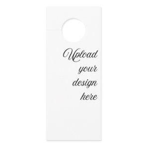 Custom Photo & Text Door Hanger