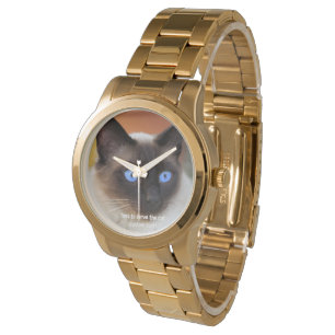 Custom Photo Text Family Pet Wrist Watch