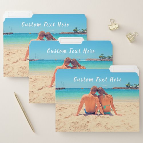 Custom Photo Text File Folders Your Love Photos