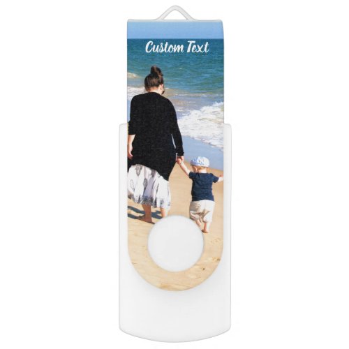 Custom Photo Text Flash Drive with Your Photos