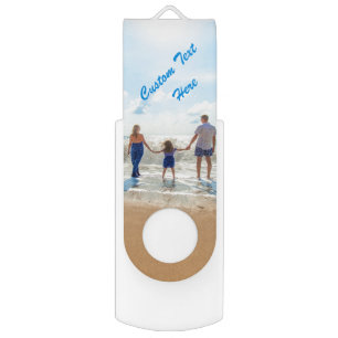 Custom Photo Text Flash Drive Your Family Gift