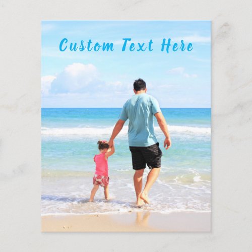 Custom Photo Text Flyer with Your Favorite Photos