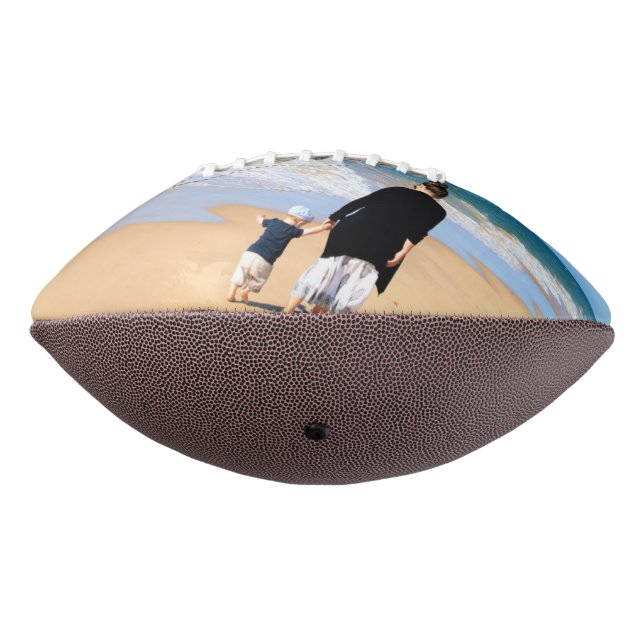 Custom Photo Text Football Your Family Photos Mom (Rotated 270)