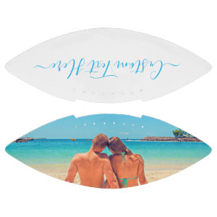 Custom Photo Text Football Your Love Photos Gift