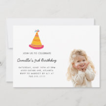 Custom Photo Text for Birthday Party