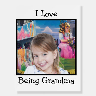Custom Photo & Text for Grandma Foam Board