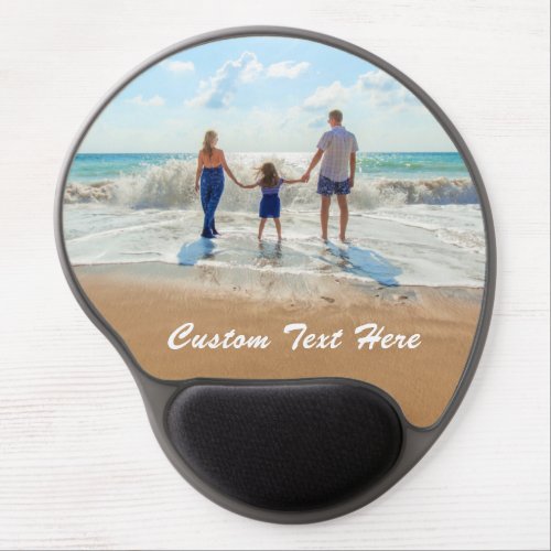 Custom Photo Text Gel Mouse Pad Your Photos Gift