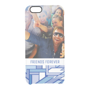 Custom Photo & Text Geometric pattern 2 Clear iPhone 6/6S Case