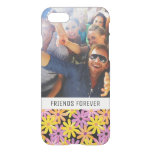 Custom Photo &amp; Text Gerbera flowers pattern iPhone SE/8/7 Case