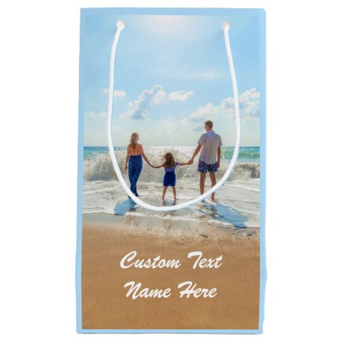 Custom Photo Text Gift Bag Your Favorite Photos